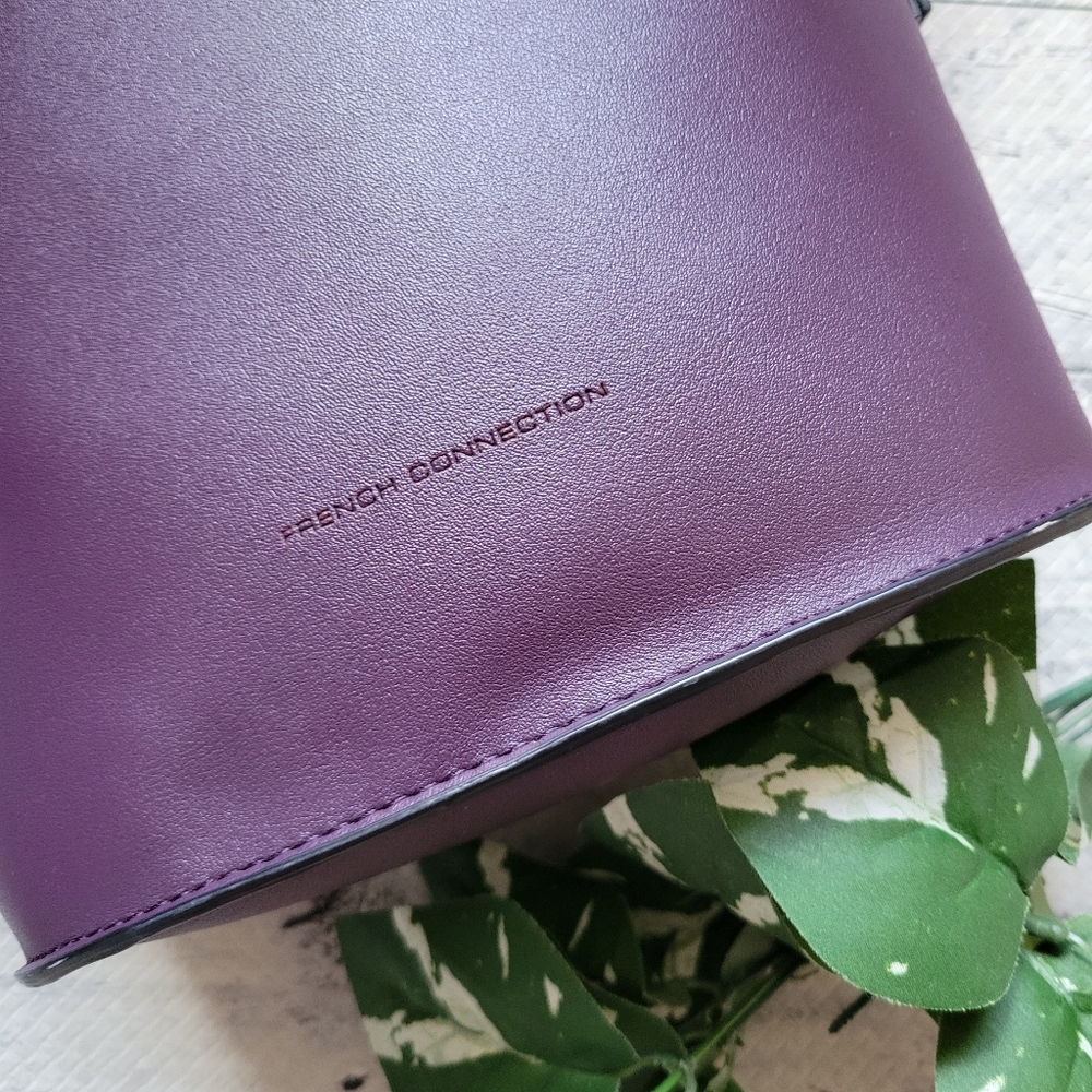French Connection Dane Drawstring Bucket Bag - Picture 4 of 6
